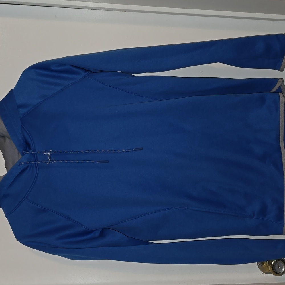Blue Hooded Under Armour Sweatshirt